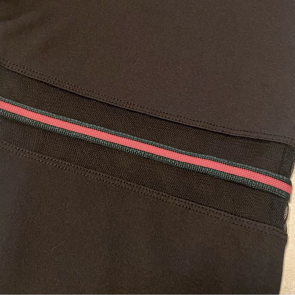 CM Fashion Black leggings with mesh inset on thigh - Picture 4 of 5